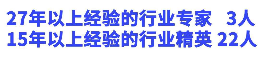 多年行業(yè)經(jīng)驗(yàn)